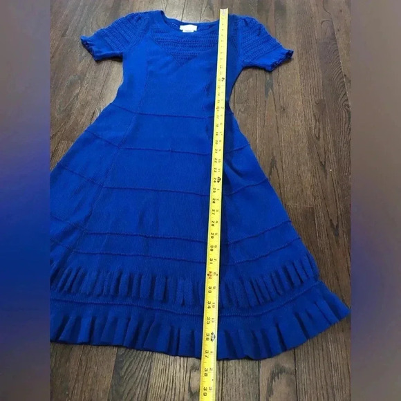 Maeve by Anthropologie Women’s S Promenade Knit Dress in Blue - VGUC! - Picture 9 of 16